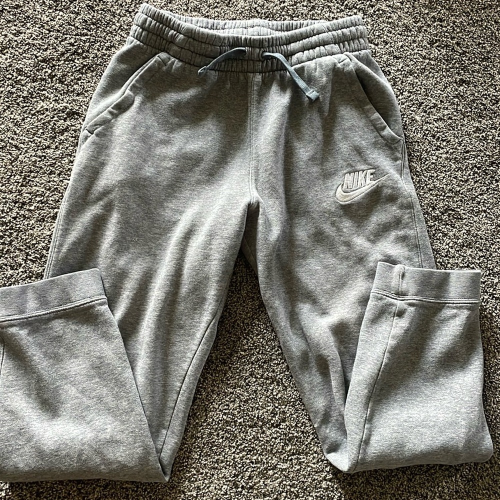 Gray Nike sweats